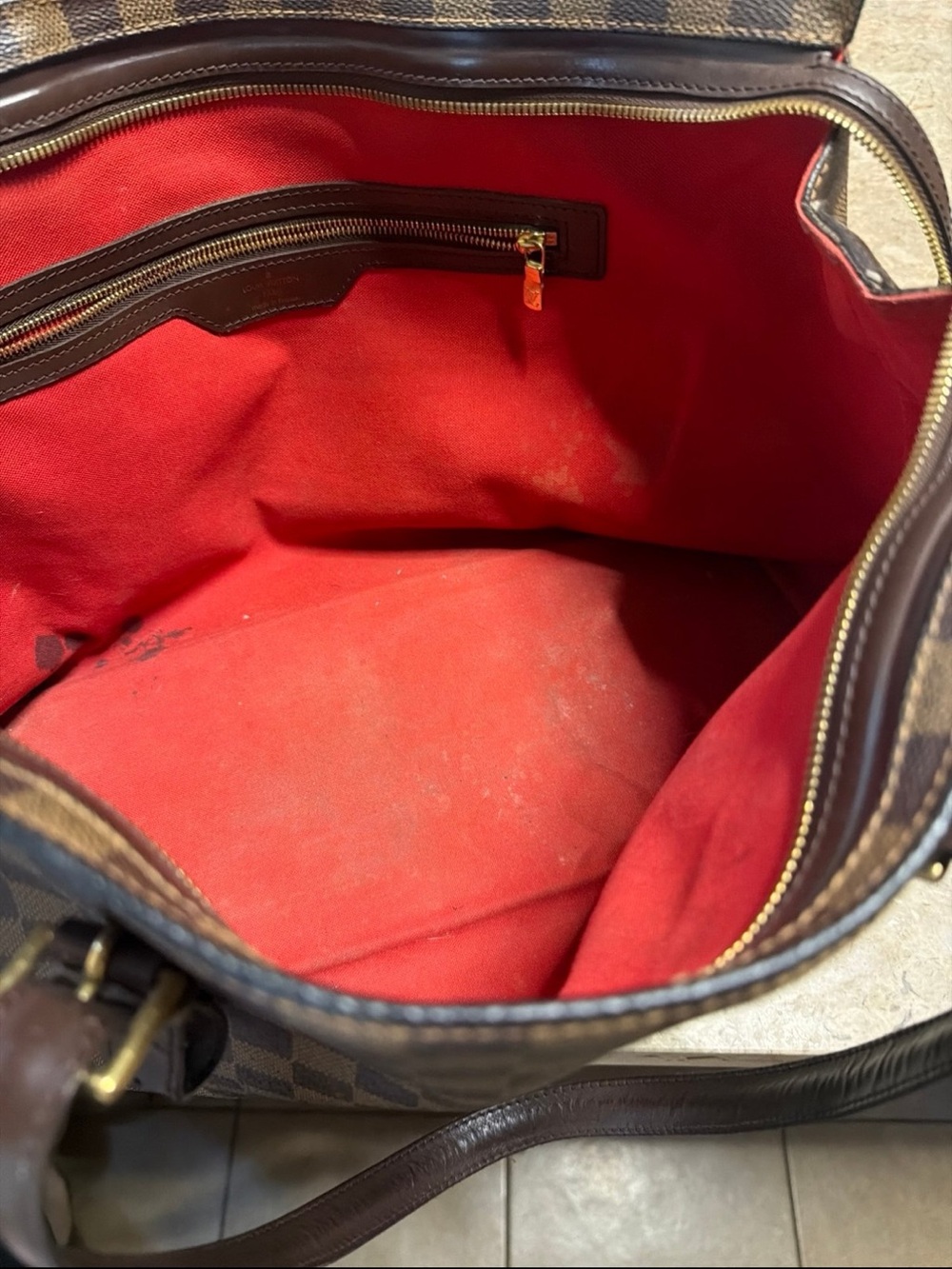Louis Vuitton Damier Ebene Chelsea Tote Bag - Picture 6 of 7